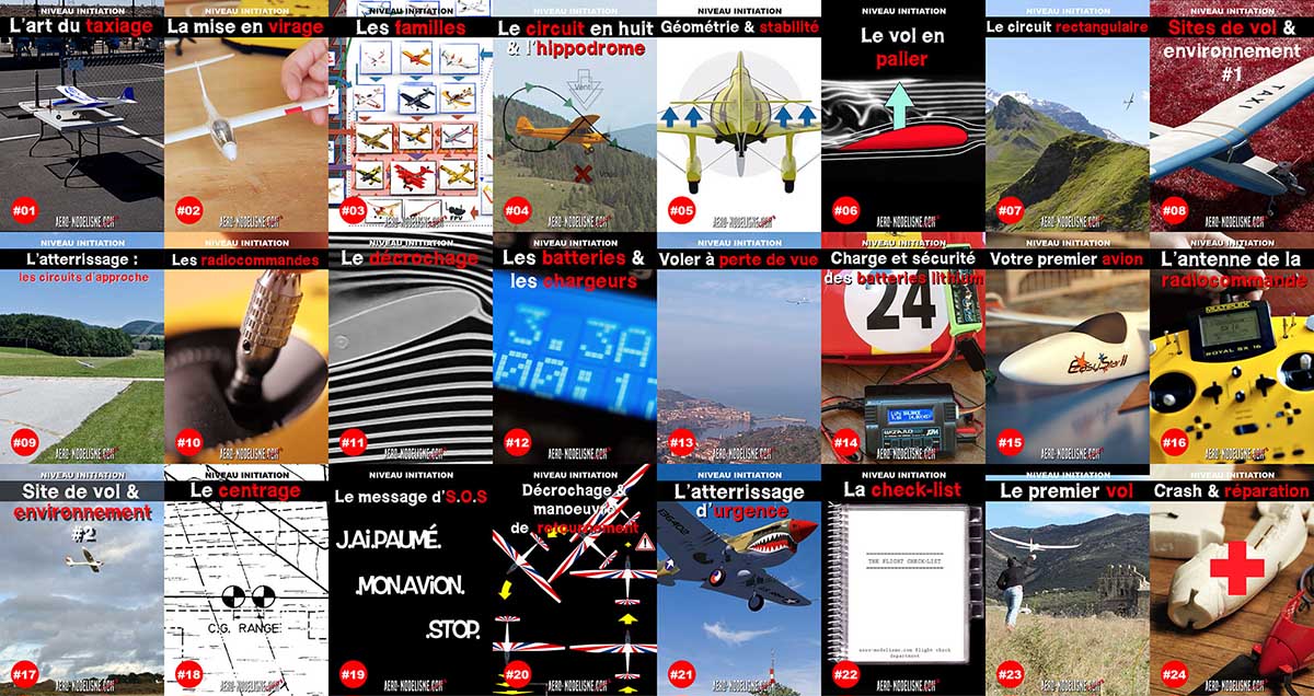 Formation pour apprendre à piloter un avion radiocommandé